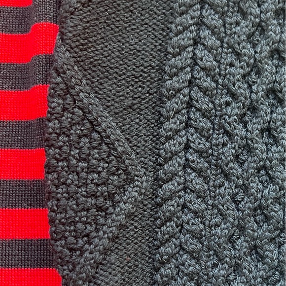 Mixed knit pattern sweater - Picture 3 of 3